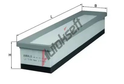 MAHLE Vzduchov filtr MAO LX 3144, LX 3144
