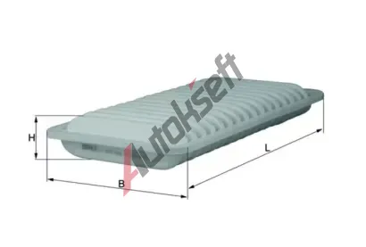 MAHLE Vzduchov filtr MAO LX 3279, LX 3279