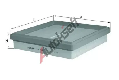 MAHLE Vzduchov filtr MAO LX 328, LX 328
