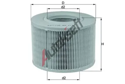 MAHLE Vzduchov filtr MAO LX 330, LX 330