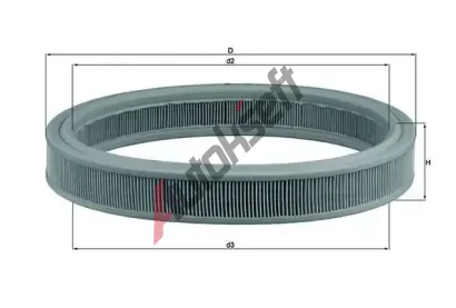 MAHLE Vzduchov filtr MAO LX 332, LX 332
