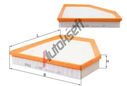 MAHLE Vzduchov filtr MAO LX 3320, LX 3320