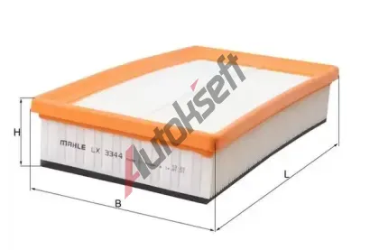 MAHLE Vzduchov filtr MAO LX 3344, LX 3344