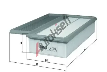 MAHLE Vzduchov filtr MAO LX 3345, LX 3345