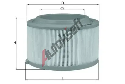 MAHLE Vzduchov filtr MAO LX 3458, LX 3458