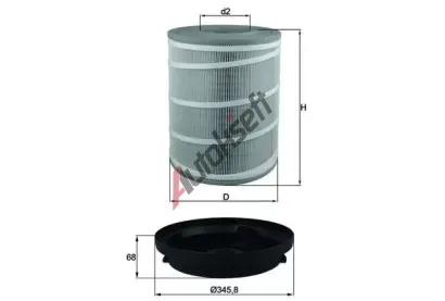 MAHLE Vzduchový filtr MAO LX 3480KIT, MAO LX 3480 KIT MAHLE Vzduchový filtr MAO LX 3480KIT, MAO LX 3480 KIT