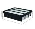 MAHLE Vzduchov filtr ‐ MAO LX 3539