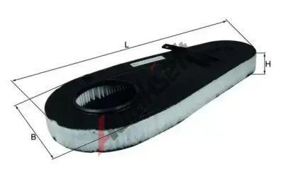 MAHLE Vzduchov� filtr MAO LX 3598, LX 3598