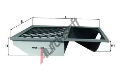 MAHLE Vzduchov filtr MAO LX 3603, LX 3603
