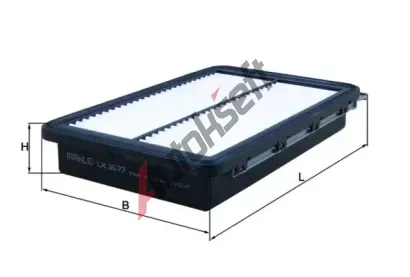 MAHLE Vzduchov filtr MAO LX 3677, LX 3677