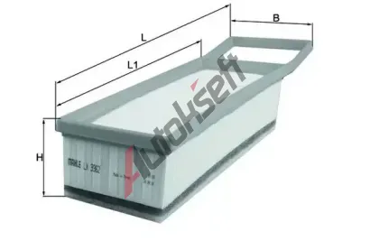 MAHLE Vzduchov filtr MAO LX 3962, LX 3962