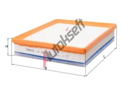 MAHLE Vzduchov filtr MAO LX 3987, LX 3987