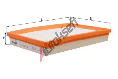 MAHLE Vzduchov filtr MAO LX 4031/2, LX 4031/2
