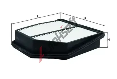 MAHLE Vzduchový filtr MAO LX 4082, LX 4082 MAHLE Vzduchový filtr MAO LX 4082, LX 4082