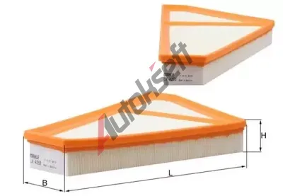 MAHLE Vzduchový filtr MAO LX 4253, LX 4253 MAHLE Vzduchový filtr MAO LX 4253, LX 4253