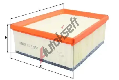 MAHLE Vzduchov filtr MAO LX 4297/1, LX 4297/1