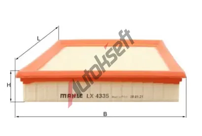 MAHLE Vzduchov filtr MAO LX 4335, LX 4335