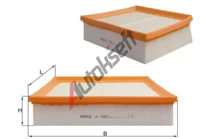 MAHLE Vzduchov filtr MAO LX 4392, LX 4392