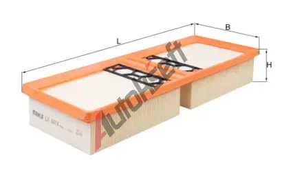 MAHLE Vzduchov filtr MAO LX 4414, LX 4414