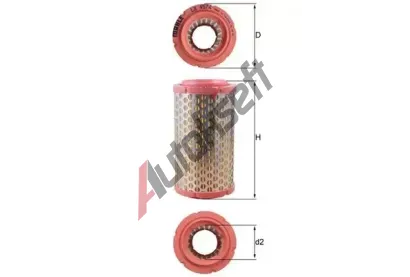 MAHLE Vzduchov filtr MAO LX 4574, LX 4574