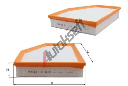 MAHLE Vzduchov filtr MAO LX 4625, LX 4625