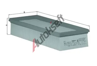 MAHLE Vzduchov filtr MAO LX 477, LX 477