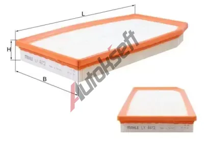 MAHLE Vzduchov filtr MAO LX 4872, LX 4872