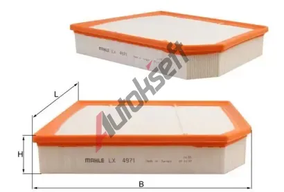 MAHLE Vzduchov filtr MAO LX 4971, LX 4971
