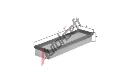 MAHLE Vzduchov filtr MAO LX 509, LX 509