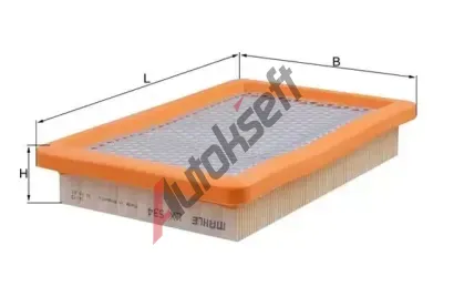 MAHLE Vzduchov filtr MAO LX 534, LX 534