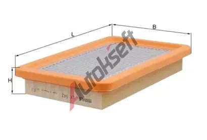 MAHLE Vzduchov filtr MAO LX 542, LX 542