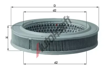 MAHLE Vzduchov filtr MAO LX 552, LX 552