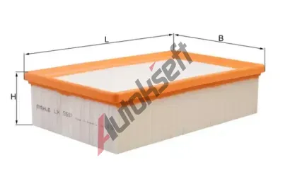MAHLE Vzduchov filtr MAO LX 5597, LX 5597