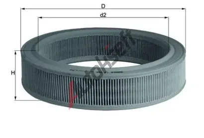 MAHLE Vzduchov filtr MAO LX 568, LX 568