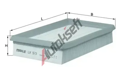 MAHLE Vzduchov filtr MAO LX 573, LX 573