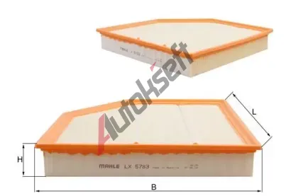 MAHLE Vzduchov� filtr MAO LX 5783, LX 5783