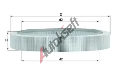 MAHLE Vzduchov filtr MAO LX 58, LX 58