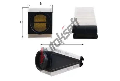 MAHLE Vzduchový filtr MAO LX 5861, LX 5861 MAHLE Vzduchový filtr MAO LX 5861, LX 5861
