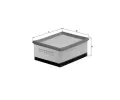 MAHLE Vzduchov filtr ‐ MAO LX 645/1
