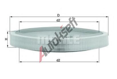 MAHLE Vzduchov filtr MAO LX 65, LX 65
