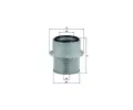 Vzduchový filtr MAHLE ‐ MAO LX 673 Vzduchový filtr MAHLE ‐ MAO LX 673