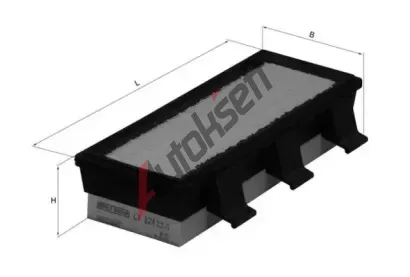 MAHLE Vzduchov filtr MAO LX 824, LX 824