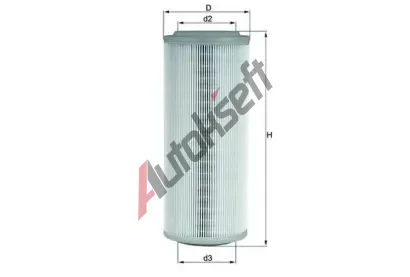 MAHLE Vzduchov filtr MAO LX 855, LX 855
