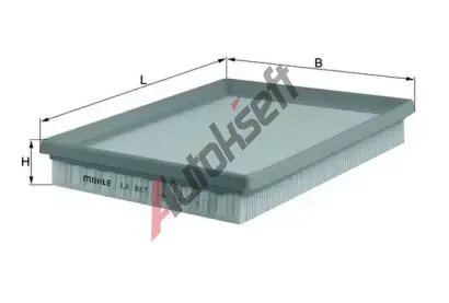MAHLE Vzduchov filtr MAO LX 887, LX 887