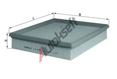 MAHLE Vzduchov filtr MAO LX 889, LX 889