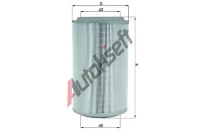 MAHLE Vzduchov filtr MAO LX 913, LX 913