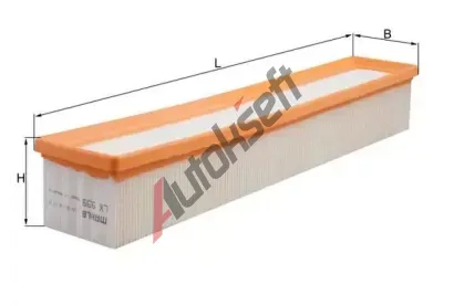 MAHLE Vzduchov filtr MAO LX 939, LX 939