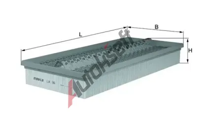 MAHLE Vzduchov filtr MAO LX 96, LX 96