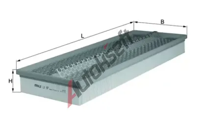 MAHLE Vzduchov filtr MAO LX 97, LX 97