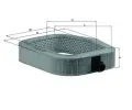 Vzduchov filtr MAHLE ‐ MAO LX 990